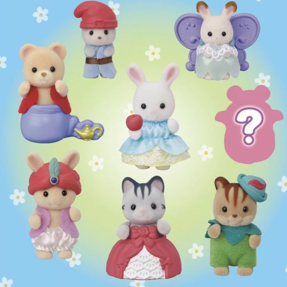 Calico Critters / Sylvanian Families Fairy Tale Series Aladdin Milk Rabbit Baby - Picture 3 of 3
